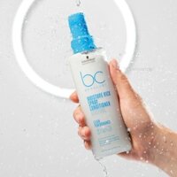 Xịt dưỡng tóc giữ ẩm Schwarzkopf BC Bonacure Hyaluronic Moisture Kick Spray Conditioner cho tóc khô 200ml