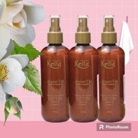 Xịt dưỡng tóc kella Argan Oil 250ml dành cho tóc khô xơ, hư tổn,chẻ ngọn, cân bằng độ ẩm, suôn mượt