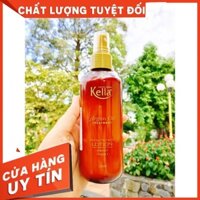 XỊT DƯỠNG TÓC KELLA ARGAN OIL 250mlchai màu nâu vàng- dưỡng phục hồi hư tổn -chống khô sơ trẻ ngọn  -dưỡng ẩm sáng bóng