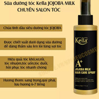 Xịt dưỡng tóc Kella Jojoba Milk A+ giảm khô xơ và làm mềm tóc cao cấp 200ml