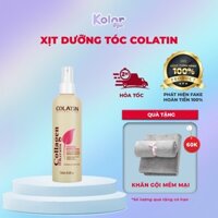 Xịt dưỡng tóc keratin phục hồi hư tổn tóc khô xơ uốn nhuộm COLATIN Natural Care Vitamin Repair Spray 260ml