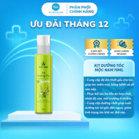 Xịt Dưỡng Tóc Mộc Nam, Dưỡng Ẩm Giúp Tóc Mềm Mượt, Bảo Vệ Tóc Khỏi Hư Tổn 70ml VIET HEALTH CARE