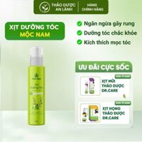 Xịt dưỡng tóc Mộc Nam - Dưỡng ẩm giúp tóc mềm mượt, Bảo vệ tóc khỏi hư tổn Chiết xuất 100% thảo dược