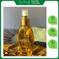 Xịt dưỡng tóc  OGX  Argan Oil of Morocco Healing Dry Oil 100ml , dưỡng tóc mềm mượt hơn .