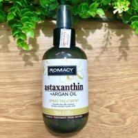XỊT DƯỠNG TÓC UỐN XOĂN ROMACY ASTAXANTHIN ARGAN OIL SPRAY TREATMENT 200ML