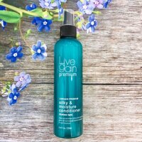 Xịt dưỡng tóc xả khô siêu mượt Livegain Premium Silky &amp; Moisture Conditioner 250ml