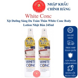 Xịt dưỡng trắng da toàn thân White Conc Body Lotion 245ml