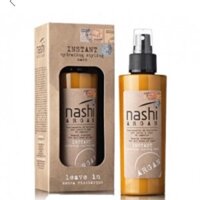 Xịt dưỡng xả khô NASHI ARGAN HYDRATING STYLING MASK LEAVE IN làm phồng tóc 150ml
