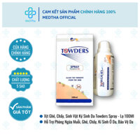 Xịt Ghẻ Towders Spray - Giúp Hỗ Trợ Phòng Ngừa Muỗi, Ghẻ, Chấy, Kí Sinh Trùng, Bảo Vệ Da (Lọ 100ml)