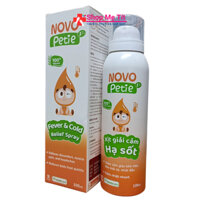 Xịt giải cảm hạ sốt cho bé NOVO Petie 1+Month – Giảm nhanh cảm giác khó chịu, đau mỏi cơ (100ml)