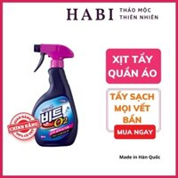 Xịt giặt tẩy quần áo 2 trong 1 Lion Beat O2 Hàn Quốc, xịt giặt các vết bẩn cứng đầu hiệu quả, tiết kiệm chai 500ml