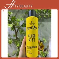 Xịt giữ nếp tóc Got2b Schwarzkopf keo glued 250ml - Hity Beauty