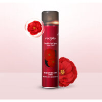 Xịt giữ nếp tóc tạo kiểu tóc dưỡng ẩm chiết xuất dầu hoa trà Flo de Man Redflo Camellia Hair Sray Superhard 300ml