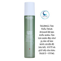 Xịt Goldwell Stylesign Curls Twist Around Xịt Tạo Kiểu, Bảo Vệ Khỏi Nhiệt Cho Tóc Xoăn Lọn 200ml