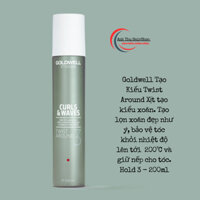 Xịt Goldwell Stylesign Curls Twist Around Xịt Tạo Kiểu, Bảo Vệ Khỏi Nhiệt Cho Tóc Xoăn Lọn 200ml