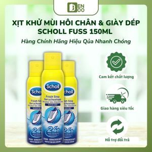 Xịt hỗ trợ khử mùi hôi chân Scholl 150ml