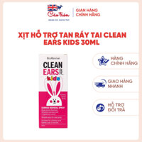 Xịt Hỗ Trợ Tan Ráy Tai Clean Ears Kids Làm Sạch Tai Nhẹ Nhàng Tiện Lợi 30ml