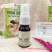 Xịt hôi nách Hoa Cúc Tri hôi nách, khử mùi cơ thể, giảm tiết mồ hôi, giúp vùng nách luôn khô thoáng sạch sẽ