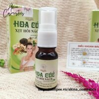 Xịt hôi nách Hoa Cúc Tri hôi nách, khử mùi cơ thể, giảm tiết mồ hôi, giúp vùng nách luôn khô thoáng sạch sẽ