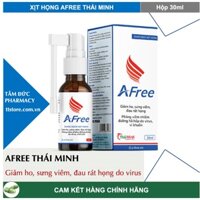 ￼Xịt họng AFree Thái Minh (Chai 30ml) [vfree, afee, vfee, betadine, thảo dược]