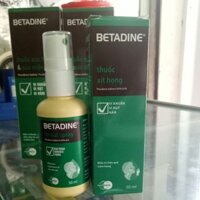 Xịt họng betadine
