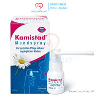 Xịt Họng Kamistad 20ML - Giúp Làm Sạch Răng Miệng, Làm Dịu Mát Khoang Miệng Cho Hơi Thở Thơm Mát