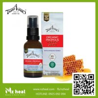 Xịt họng keo ong Organic Propolis Throat Spray with Manuka Honey MG550+