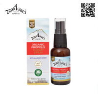 Xịt họng keo ong Organic Propolis Throat Spray with Manuka Honey MG550+