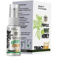 Xịt họng keo ong Propolis Mint and Honey Tracybee giảmviêm, đau họng chai 30ml TRACY BEE XANH