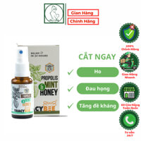 Xịt Họng Keo Ong Tracybee ,Hỗ trợ nâng cao sức đề kháng, giảm đau họng, viêm họng ,Vị Bạc Hà 30ml