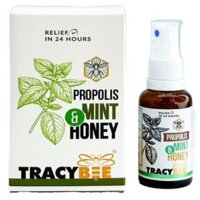 Xịt họng keo ong Tracybee Propolis Mint Apis Flora (C/30ml)