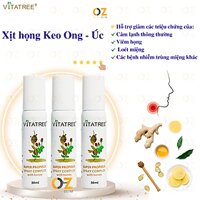 Xịt họng keo Ong Úc Vitatree Super Propolis Spray Complex with Honey 15+ Giúp bổ sung kháng khuẩn tự nhiê, Giảm đau rát viêm họng, ho, nhiệt lỡ miệng - OZ Slim Store