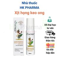 Xịt Họng Keo Ong Vitatree - Giảm Viêm Họng Lọ 30ml
