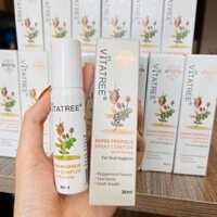 Xịt Họng Keo Ong Vitatree 30ml mẫu mới
