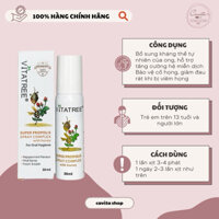 Xịt họng keo ong Vitatree 30ml