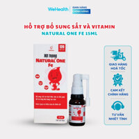 Xịt họng Natural One Fe hộp 15ml – Hỗ trợ bổ sung Sắt và Vitamin