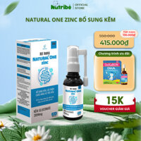 Xịt họng Natural One ZinC lọ 30ml hỗ trợ bổ sung kẽm làm giảm triệu chứng rối loạn tiêu hóa, tiêu chảy, chán ăn DEKABON