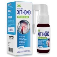 Xịt họng nhất nhất- hỗ trợ giảm đau rát họng, viêm họng, amidan, thanh quản, khàn tiếng