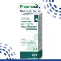 Xịt họng Pharmacity Herbal throat Spray Samito 25ml