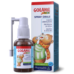 Xịt họng sát khuẩn trị ho và viêm họng golanil junior cho bé