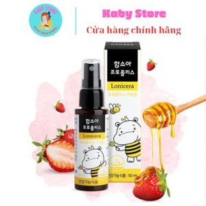 Xịt keo ong Hamsoa Lonicera - 30ml