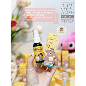 Xịt keo ong Hamsoa Lonicera - 30ml