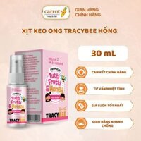Xịt Keo Ong Tracybee Hồng - Viêm Họng Vị Trái Cây Cho Bé Chai 30ML