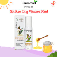 Xịt Keo Ong Vitatree Super Propolis Spray Manuka Honey 30ml Mẫu mới - hanzo2009
