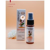 Xịt keo ong Vitatree Super Propolis With Manuka Honey Úc