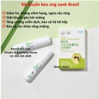 Xịt kháng vi khuẩn khoang miệng chiết xuất từ keo ong xanh Brazil chứa chất kháng khuẩn tự nhiên artephylline C giúp ngăn hôi miệng, hơi thở thơm mát, giảm viêm họng và ho khang (30 ml x 3 chai) - Atomy Green Propolis Spray - 애터미 그린 프로폴리스 스프레이 - Атоми Зеленый спрей с прополисом