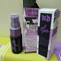 xịt khóa makeup Urban decay all nighter 15ml minisize long lasting makeup setting spray