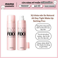 Xịt khoá nền So Natural All Day Tight Make Up Setting Fixx