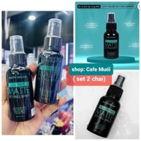 XỊT KHÓA NỀN TRANG ĐIỂM  TỪ DƯA CHUỘT & LÔ HỘI City Color Oil-Control Matte Setting Spray 75ml ( set 2 chai