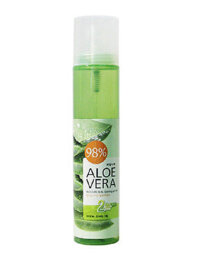 Xịt khoáng Aloe Vera Moisture Real Soothing Gel Mist – 125ml, chiết xuất từ lô hội cung cấp dưỡng chất nuôi da, ngừa thâm mụn